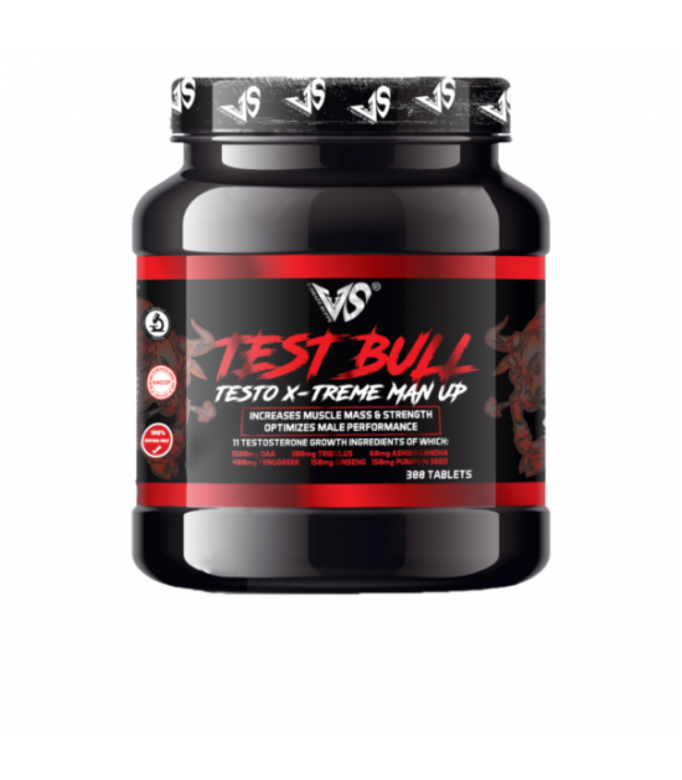 V-SHAPE SUPPS TEST BULL 300 tabs / 100 serv